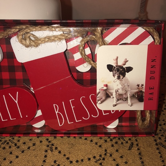 Rae Dunn 45 Inch Wood Christmas Garland - Picture 5 of 7